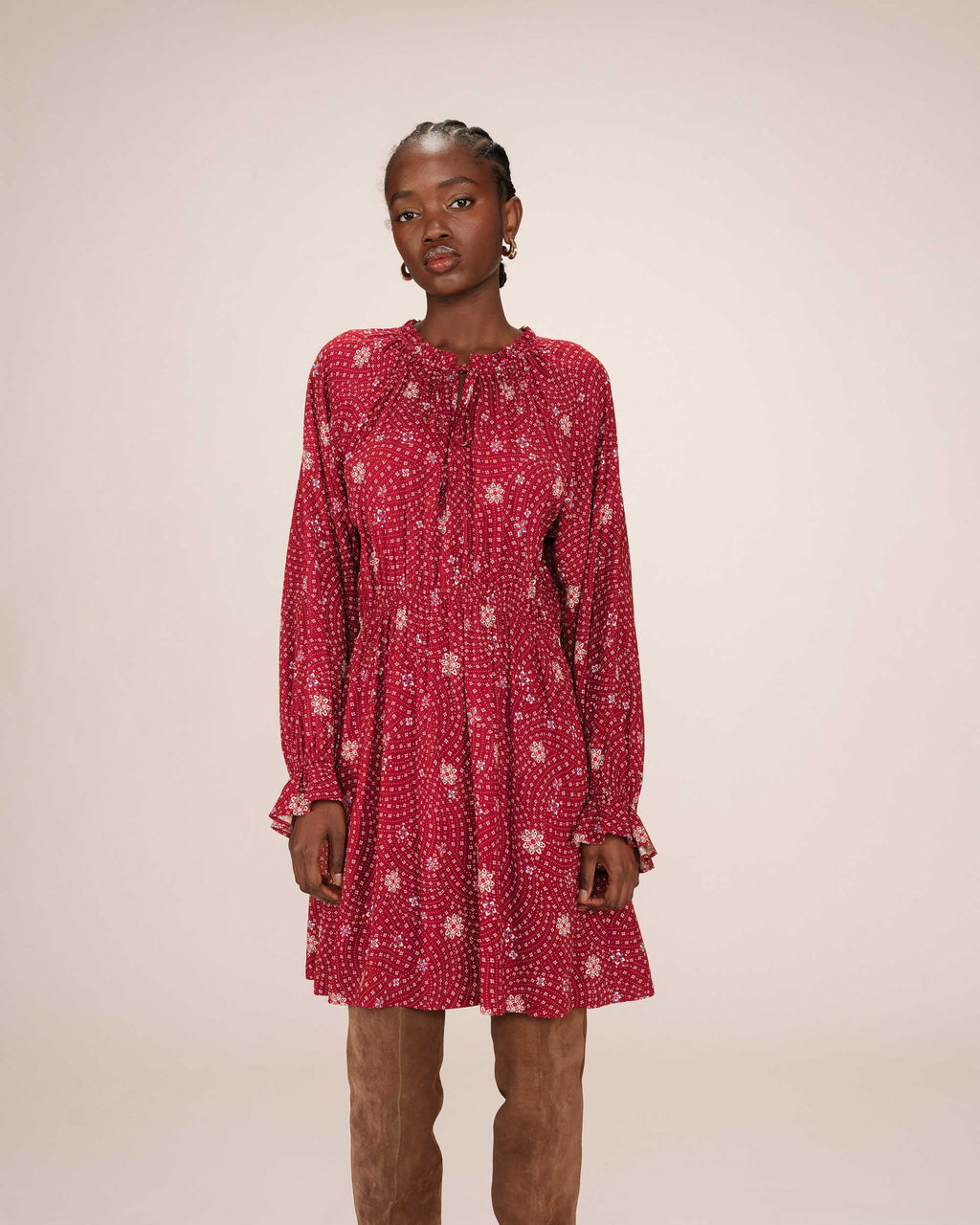 Robe Courte Terracotta Sentimentale