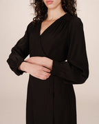 Robe Longue Noir Seychelles