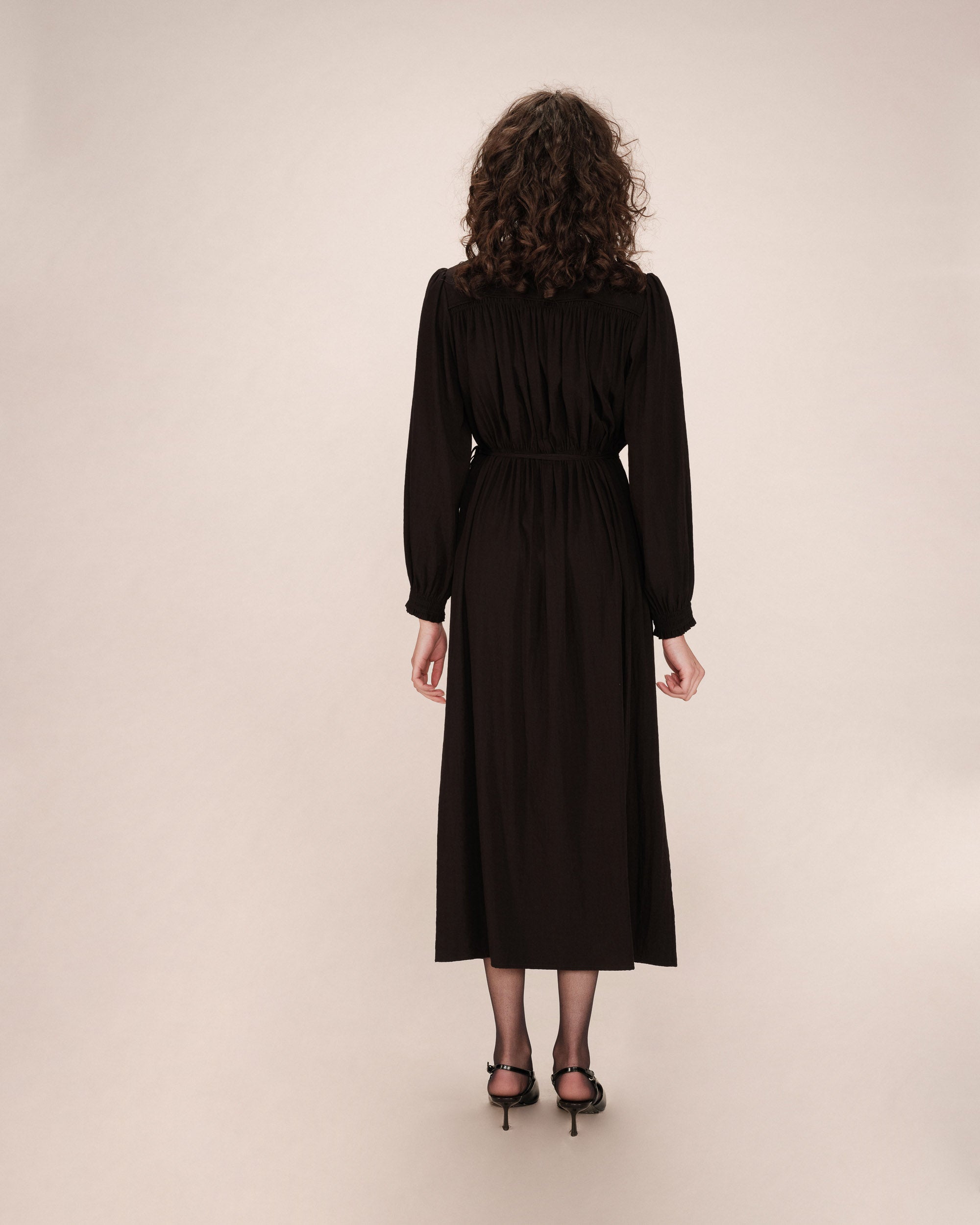 Robe Longue Noir Seychelles