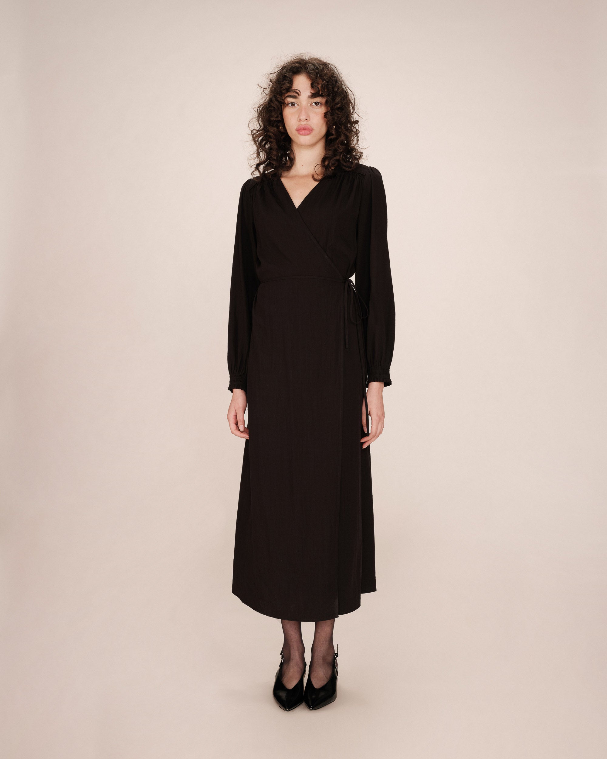 Robe Longue Noir Seychelles