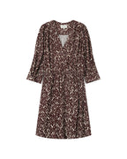 Short Printed Dress Chocolate Suzie