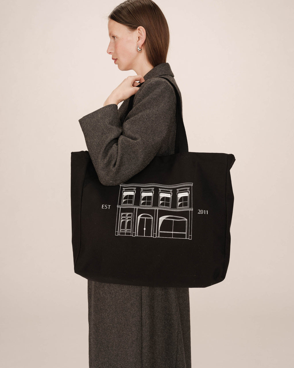 Tote Bag Noir Sesame