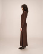 Chocolate Long Dress Sorina