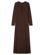Chocolate Long Dress Sorina