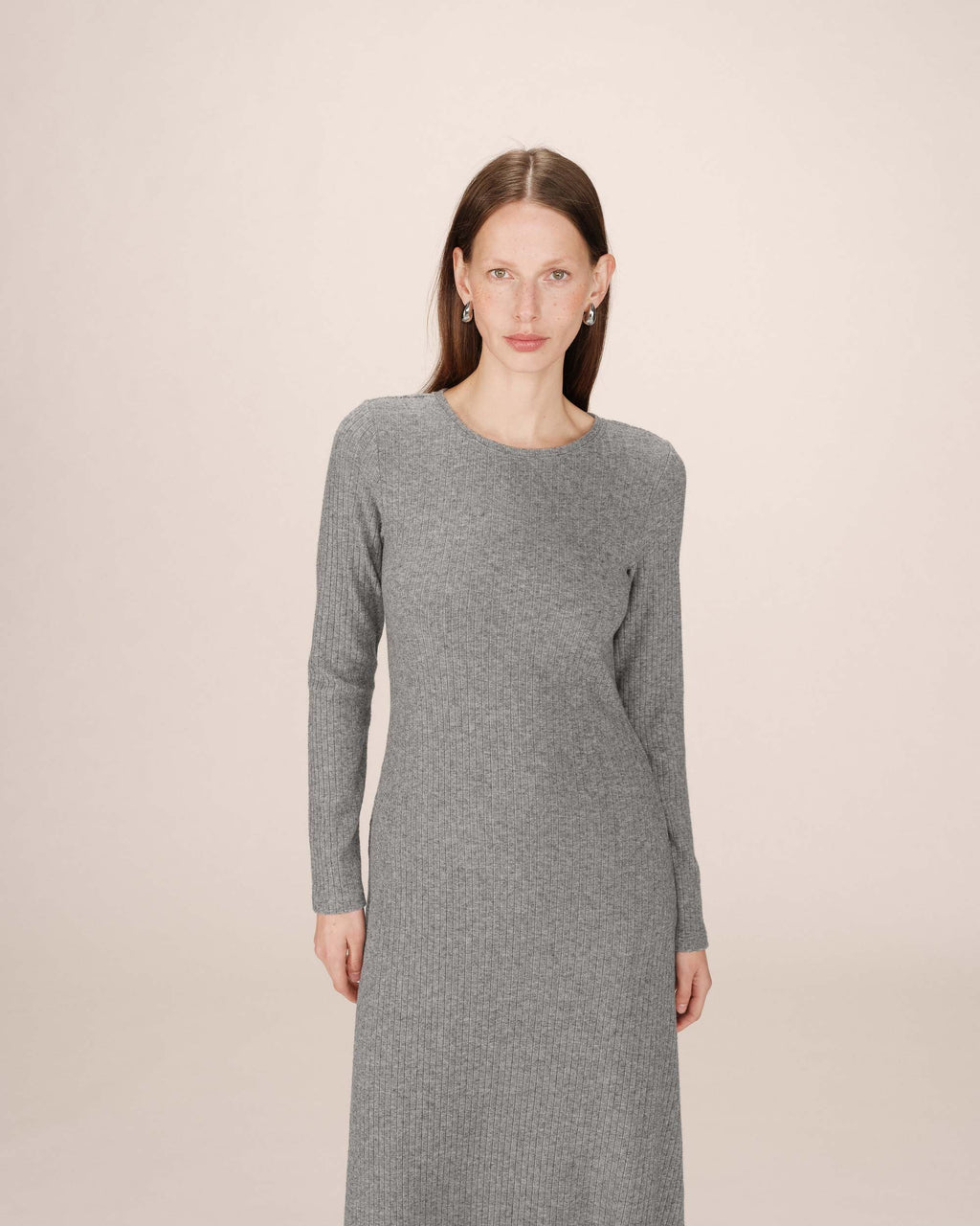 Grey Long Dress Sorina