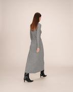 Grey Long Dress Sorina