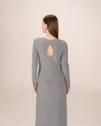 Grey Long Dress Sorina