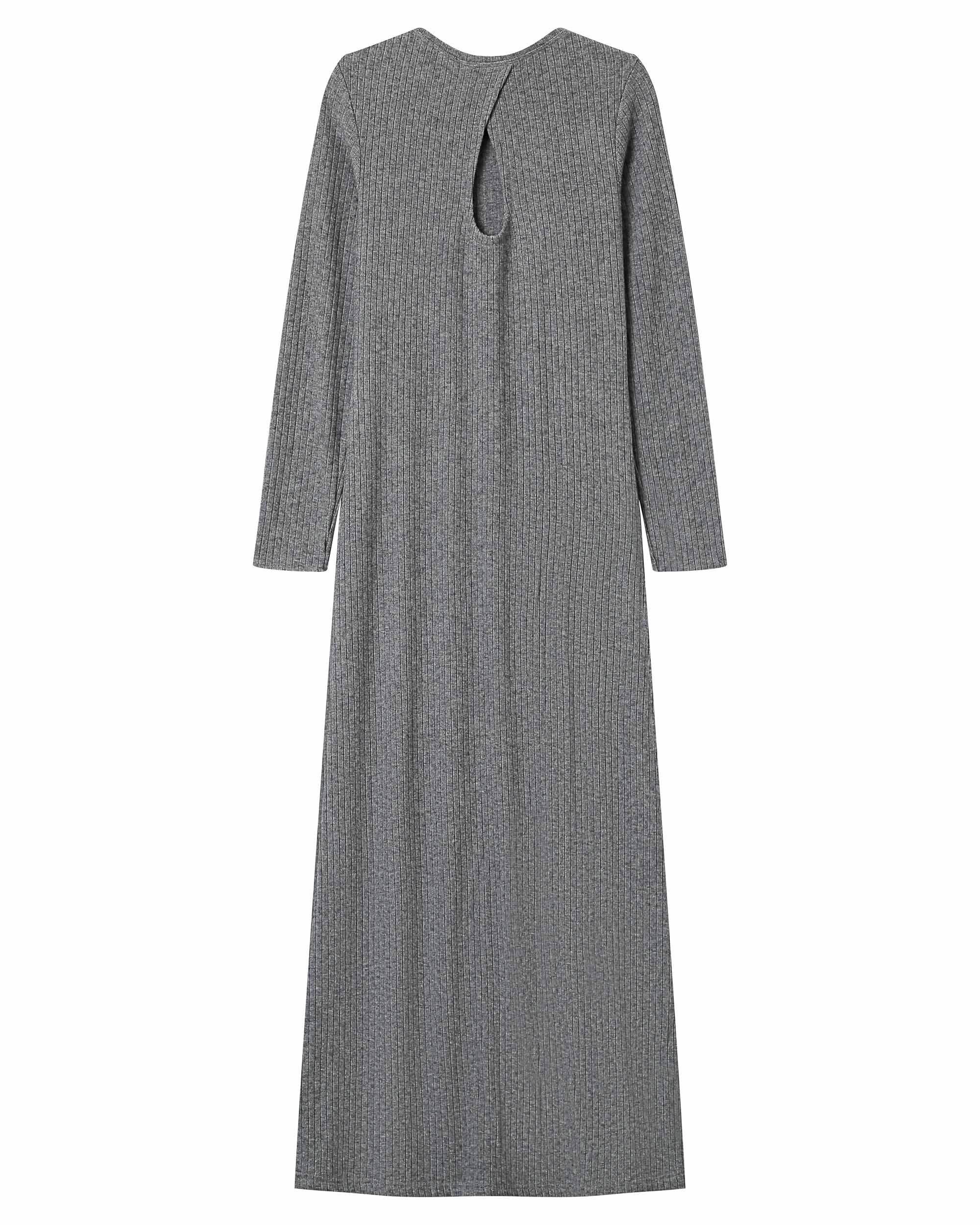 Grey Long Dress Sorina