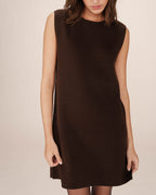 Robe Courte Tailoring Chocolat Sarah