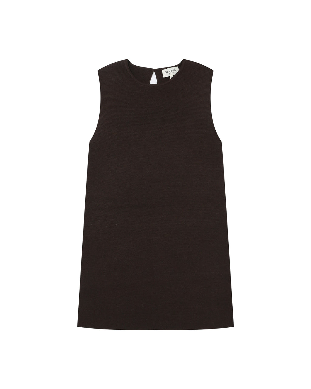 Robe Courte Tailoring Chocolat Sarah