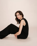 Robe Courte Tailoring Noir Sarah
