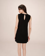 Robe Courte Tailoring Noir Sarah