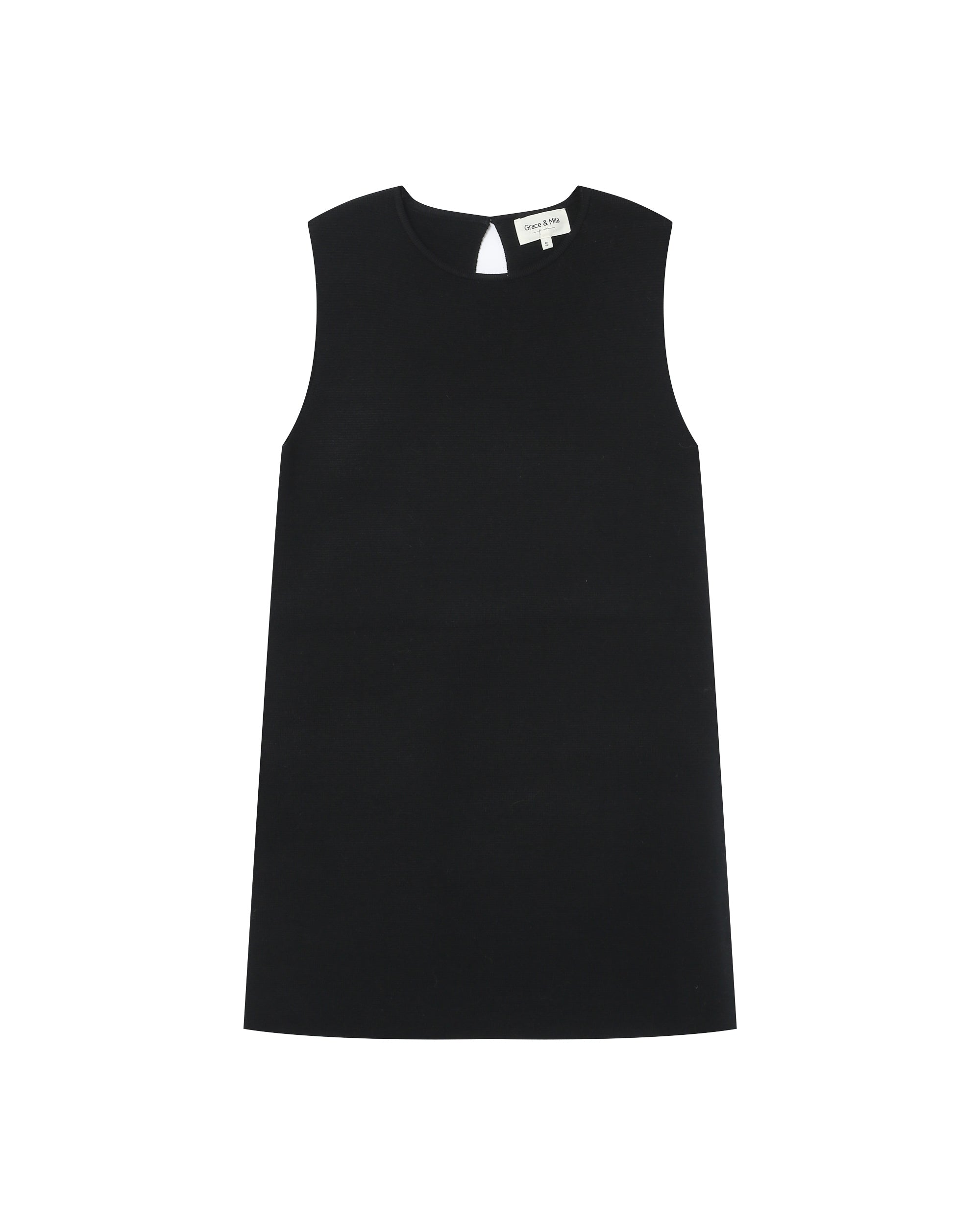Robe Courte Tailoring Noir Sarah