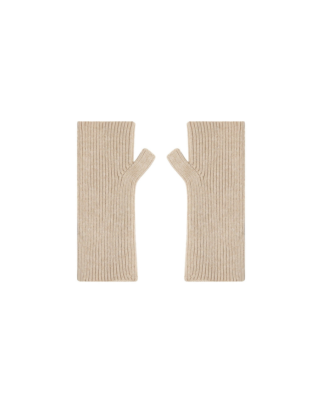 Vanilla Knitted Mittens Samael