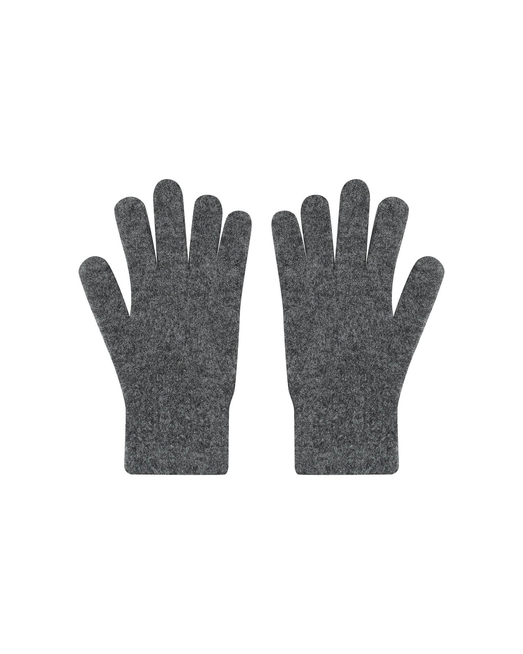 Knitted Mittens Anthracite Safe