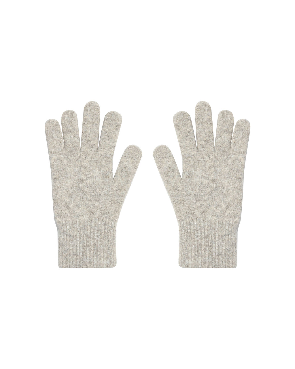 Mitaines Tricotees Beige Safe