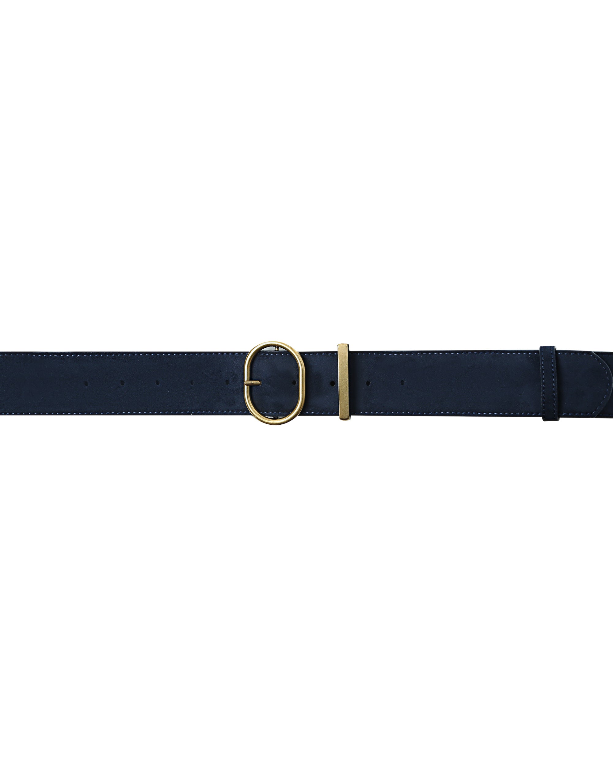 Navy Suedette Belt Swinton