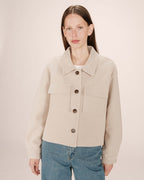 Veste Boxy Greige Novembre
