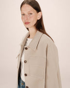 Veste Boxy Greige Novembre