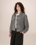 Grey Boxy Jacket Novembre