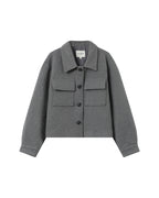 Grey Boxy Jacket Novembre