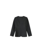 Fitted Striped Blazer Carbon Shain