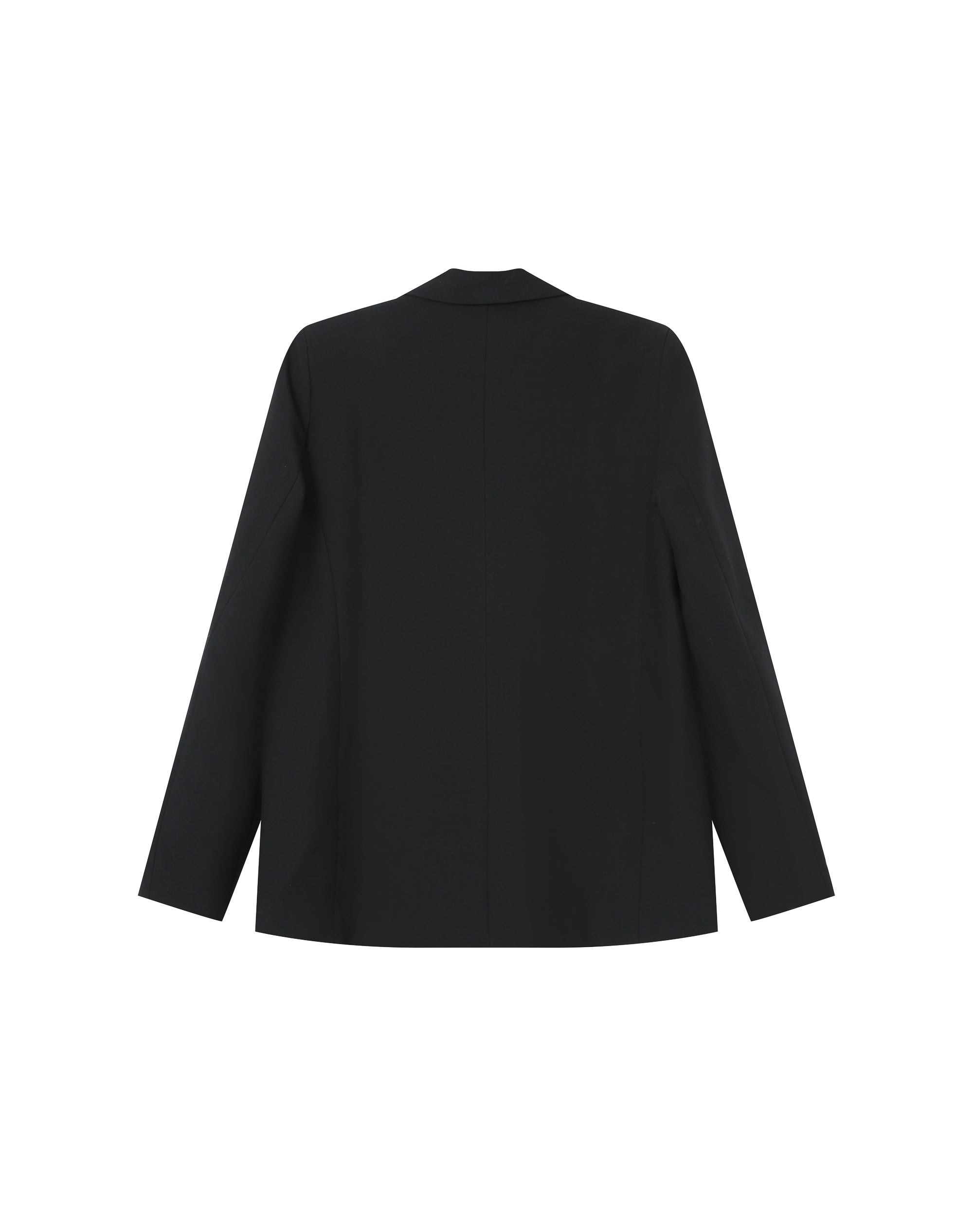 Straight Double-Breasted Black Sureau Blazer