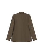 Blazer Croise Droit Vert Foret Sureau