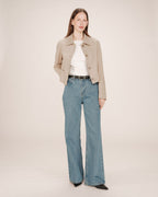 Greige Suedette Jacket Sullivan