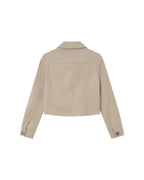 Greige Suedette Jacket Sullivan