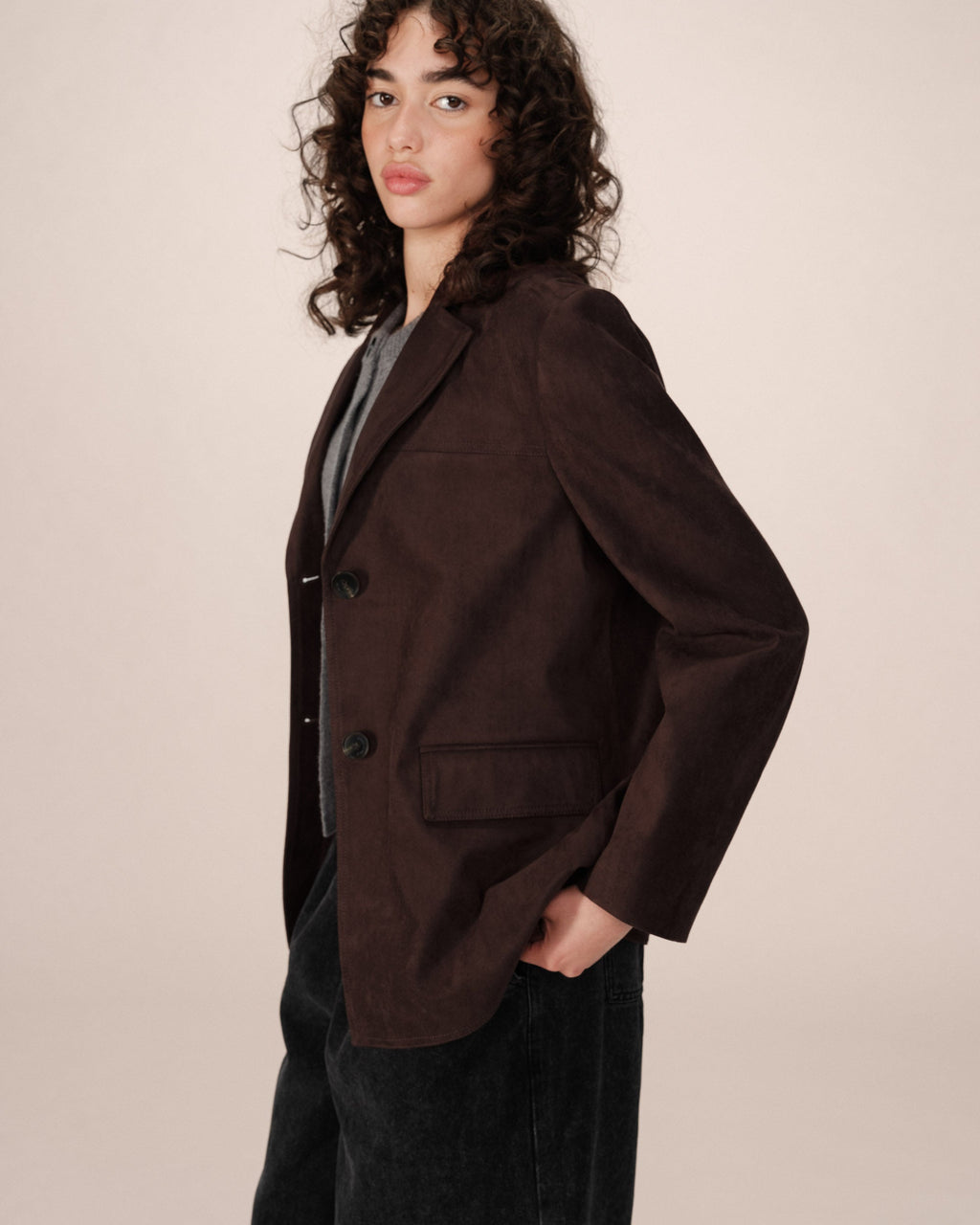 Blazer Chocolat Shannon