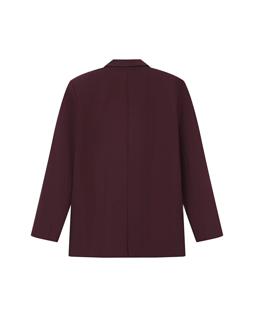 Blazer Large Droit Bordeaux Strong