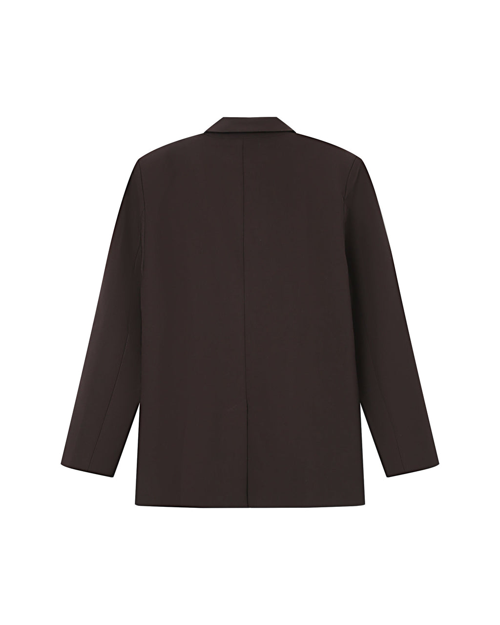 Blazer Large Droit Chocolat Strong