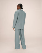 Blazer Large Droit Sauge Strong