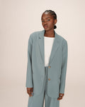 Blazer Large Droit Sauge Strong