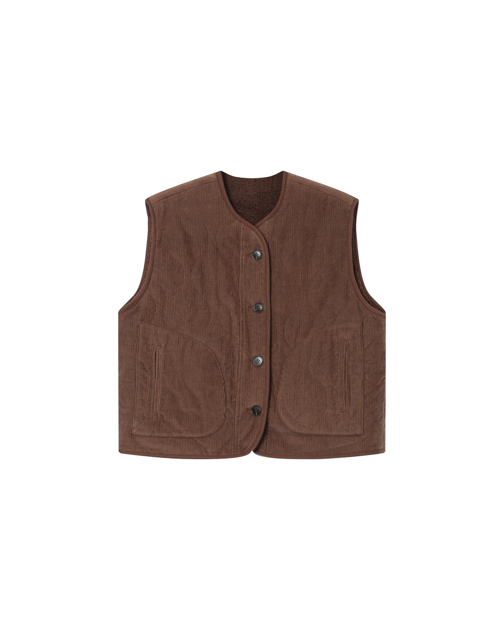 Chocolate Quilted Jacket Seth