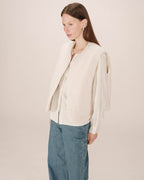Ecru Quilted Jacket Seth