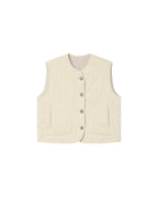 Ecru Quilted Jacket Seth