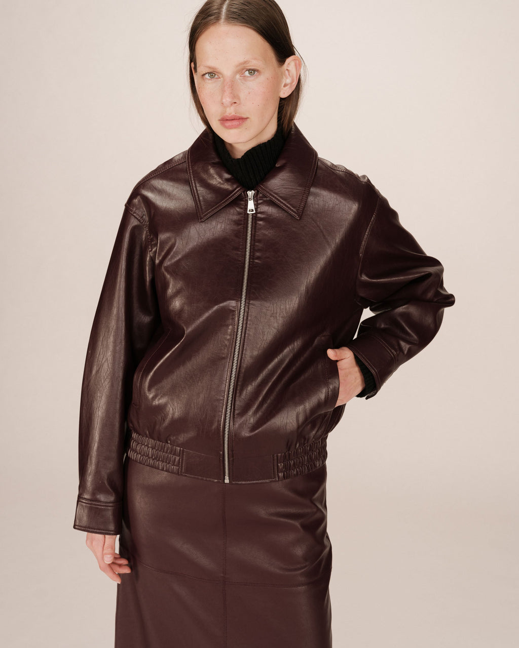 Sunisa Bordeaux Jacket