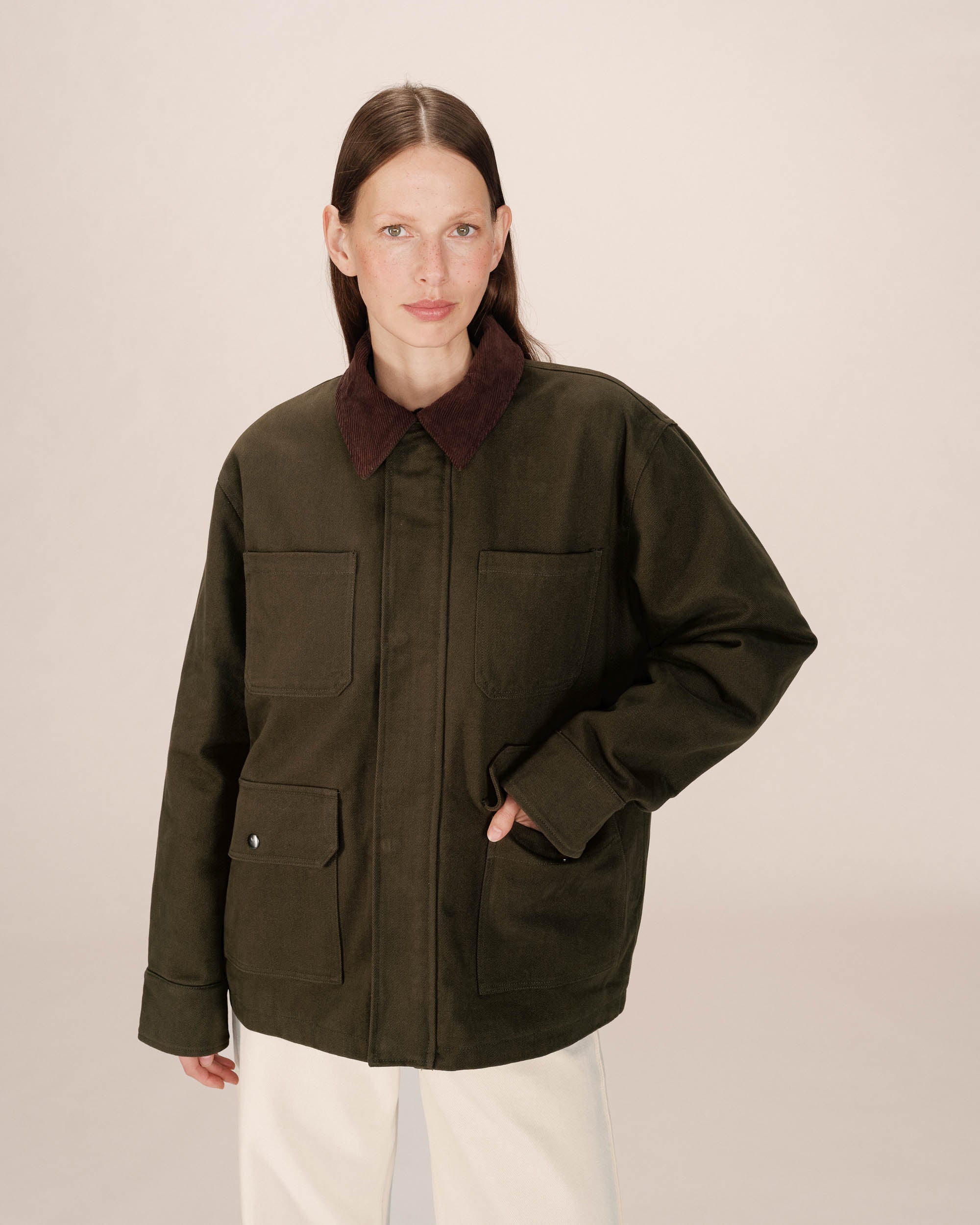 Forest Green Utility Jacket Soraya