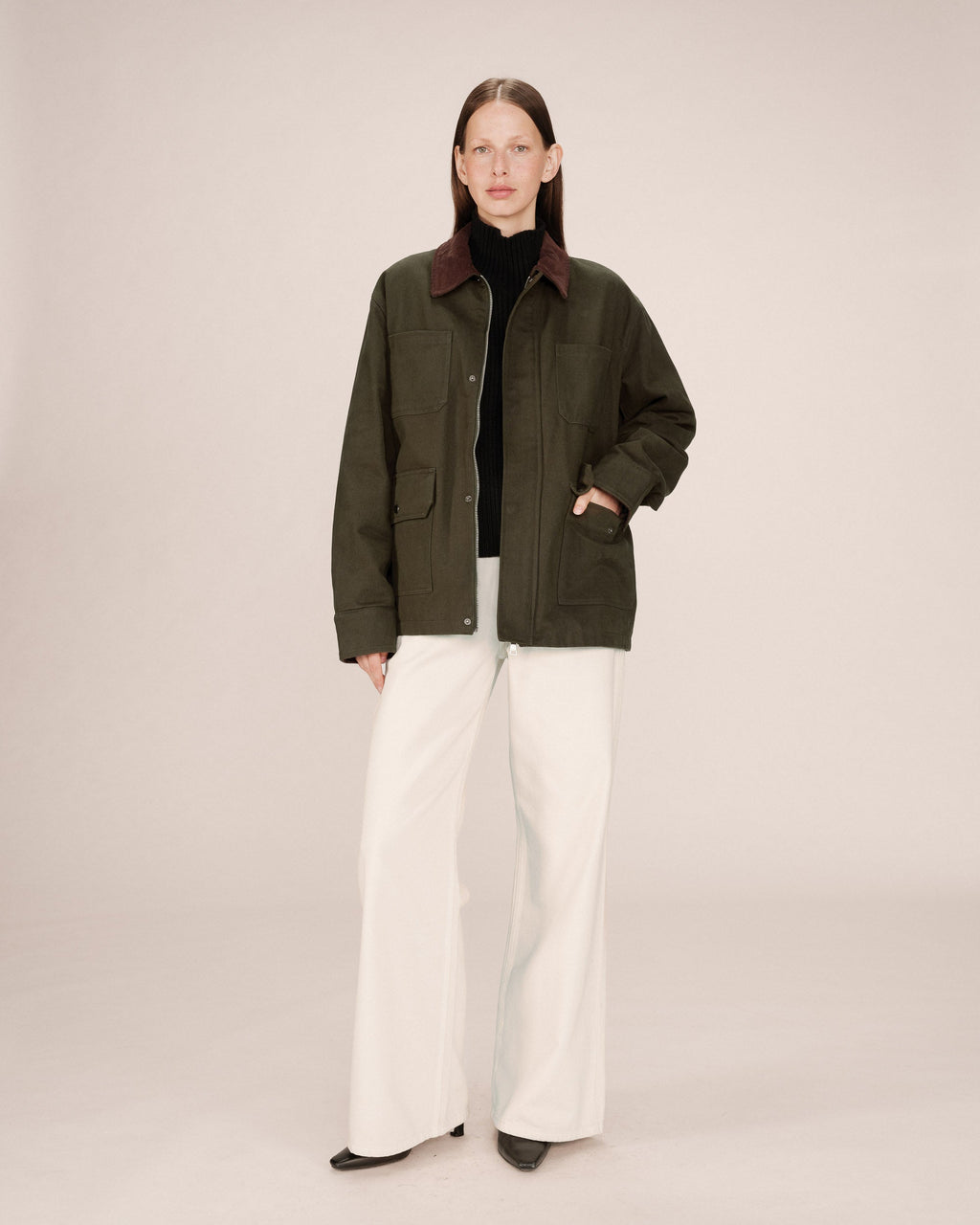 Forest Green Utility Jacket Soraya