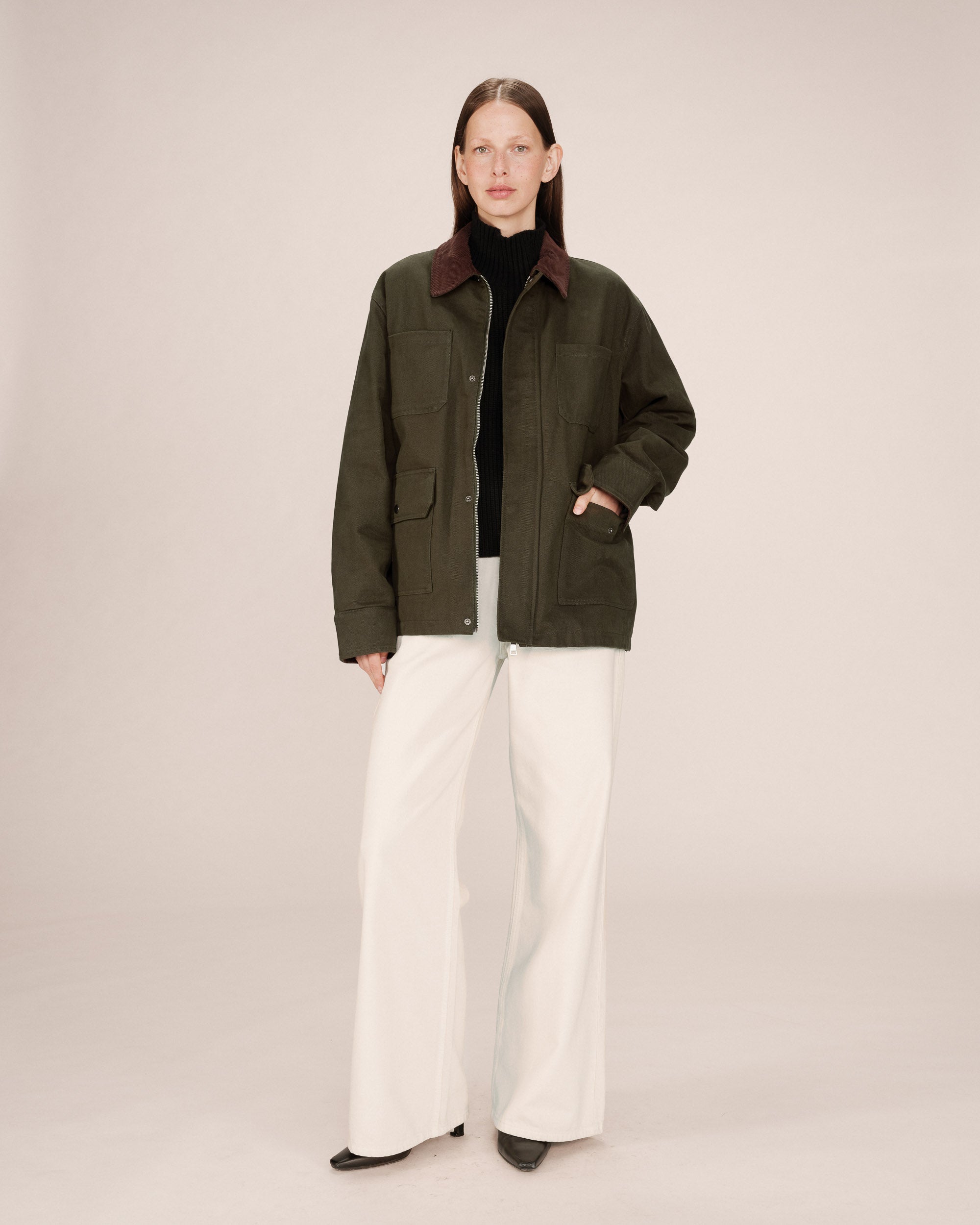 Forest Green Utility Jacket Soraya