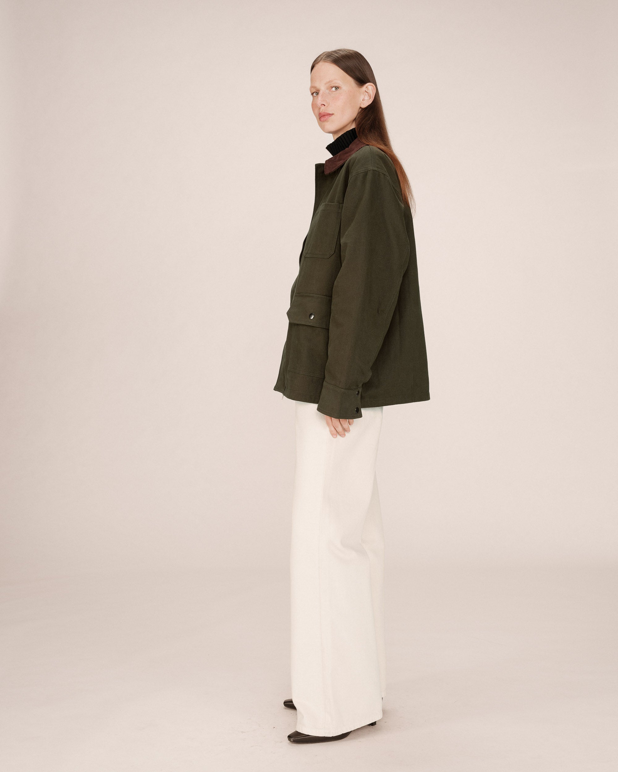 Forest Green Utility Jacket Soraya