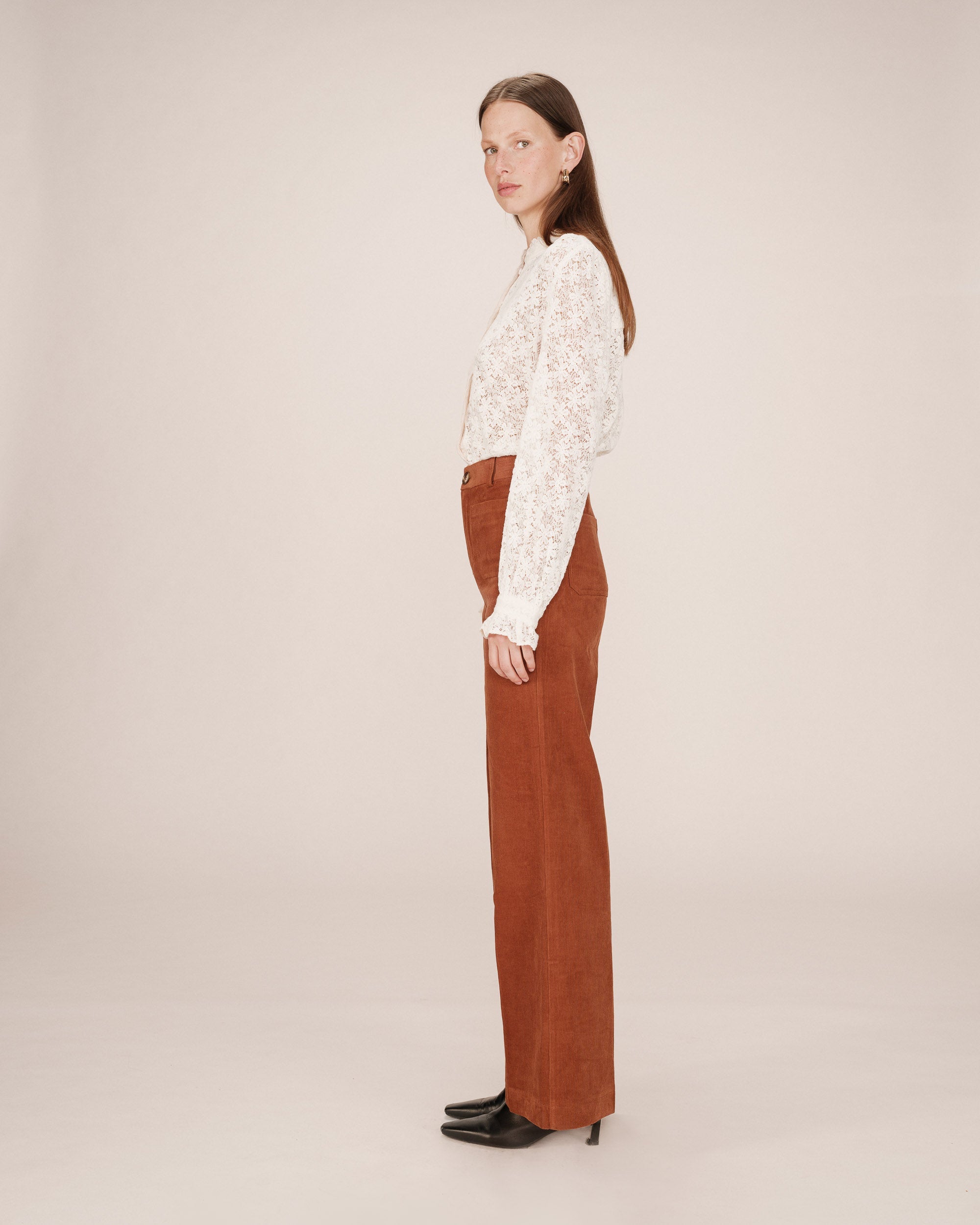 Pantalon Large Brique Samba