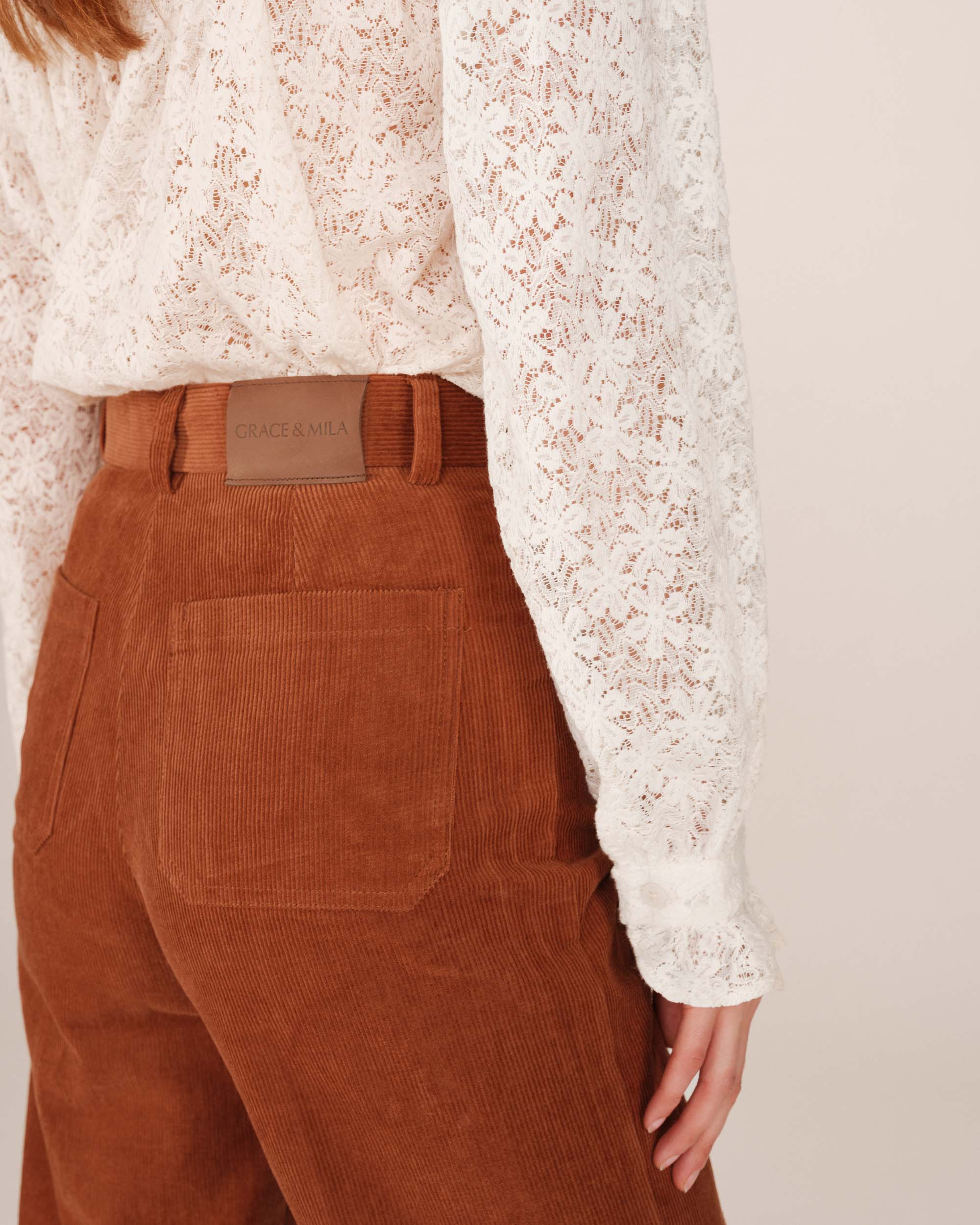 Pantalon Large Brique Samba