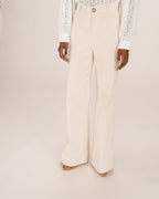 Pantalon Large Ecru Samba