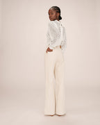 Pantalon Large Ecru Samba