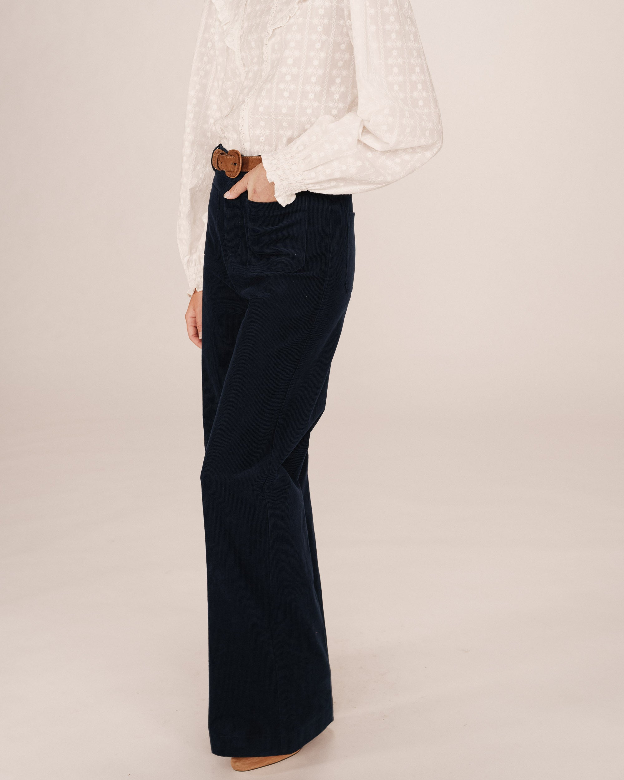 Pantalon Large Marine Samba
