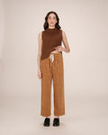 Wide-Leg Ochre Trousers Liberty