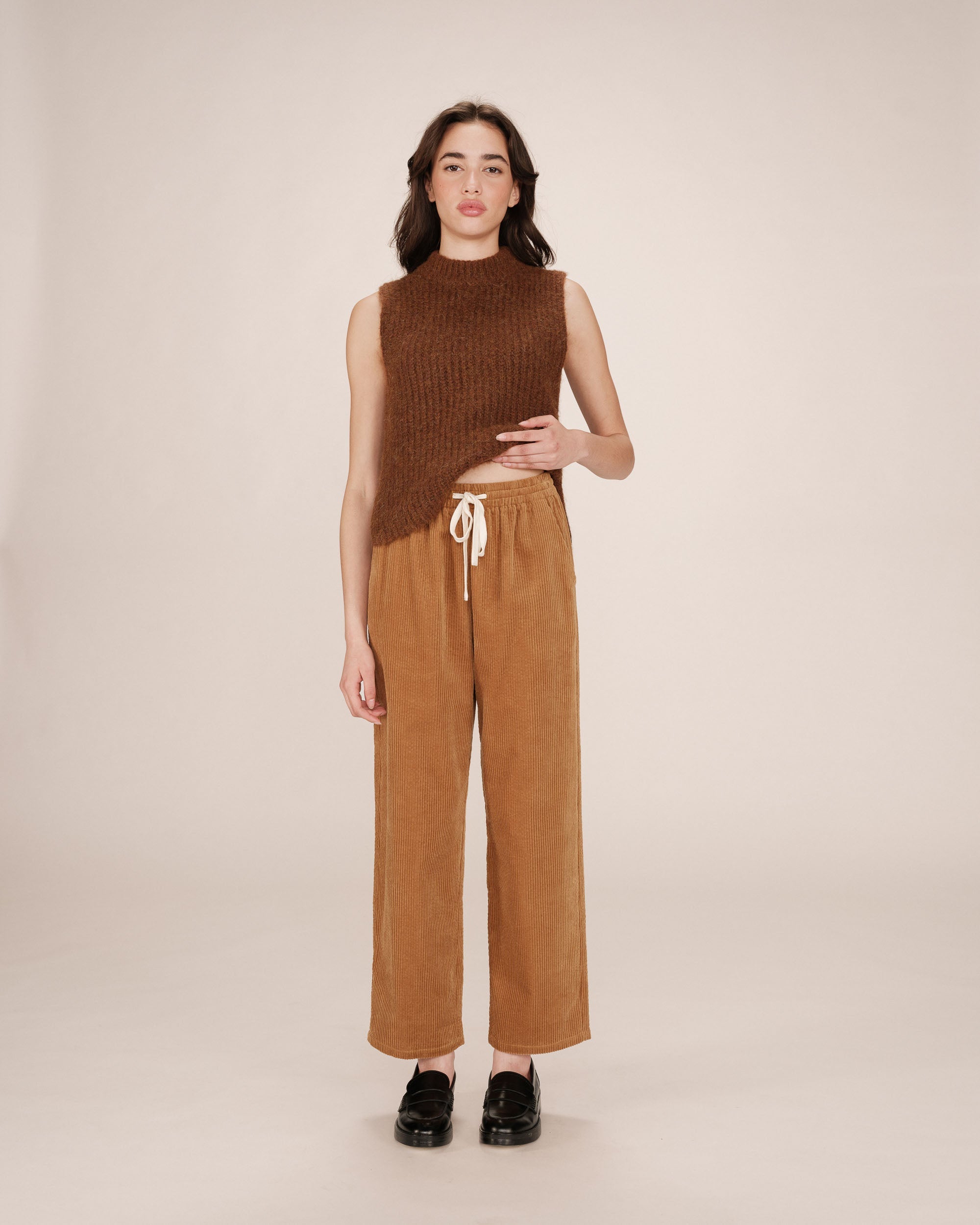 Wide-Leg Ochre Trousers Liberty